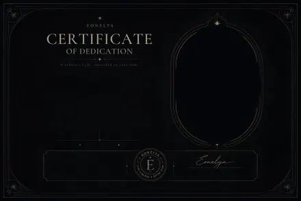 Eonelya certificate, Standard adornment